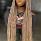 Knotless Braids Full Lace Wig ready to ship