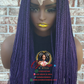 Bianca Purple Wig - 18/20 Inch - Ready to Ship