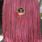 Komiko Burgundy 12-inch Bob Wig - Ready to Ship