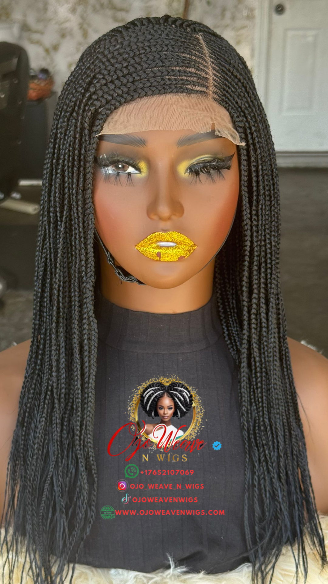 Javis 1B Glueless Closure Wig | Ready to Ship 12/14 Inch