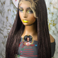20-22" Micro Braid Sara Unit - Ready to Ship Braided Wig