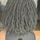 Glueless Kinky Twist Wig - Ready to Ship 8/10 Inch Closure