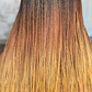 Hand Made Bone Straight Wig: 18-20" Side Part Style