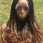 French Curl Wig 16" 100% Human Lace 8x8 Closure Wig Ready to Ship