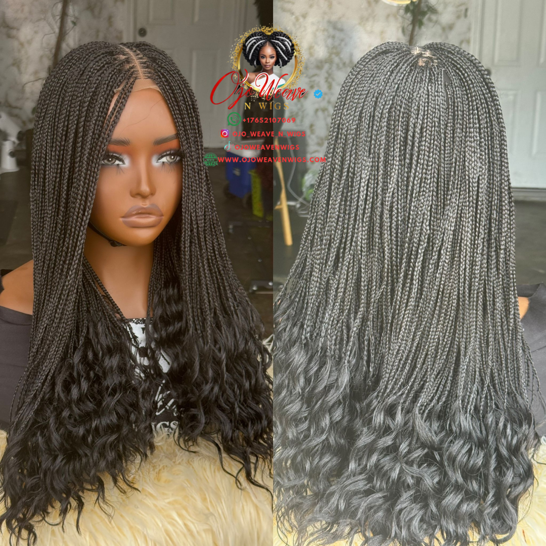 Mime Unit 18-Inch Glueless Closure Wig Made to Order