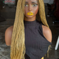 Knotless Braids Wig | 3x6 Lace Closure in Color 27/613