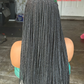 20-Inch Half Ponytail Half Braids Frontal Wig - Ready to Ship
