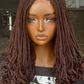 Ready to Ship: Fulani Braids Closure Wig 14/16 inch, Color 33