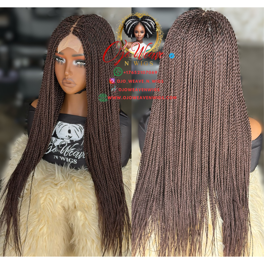 Luna Brown Wig: 24/26" Ready to Ship