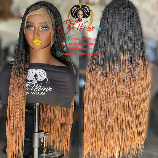 1/30 Twist Wig: 28/30 Inch Made to Order