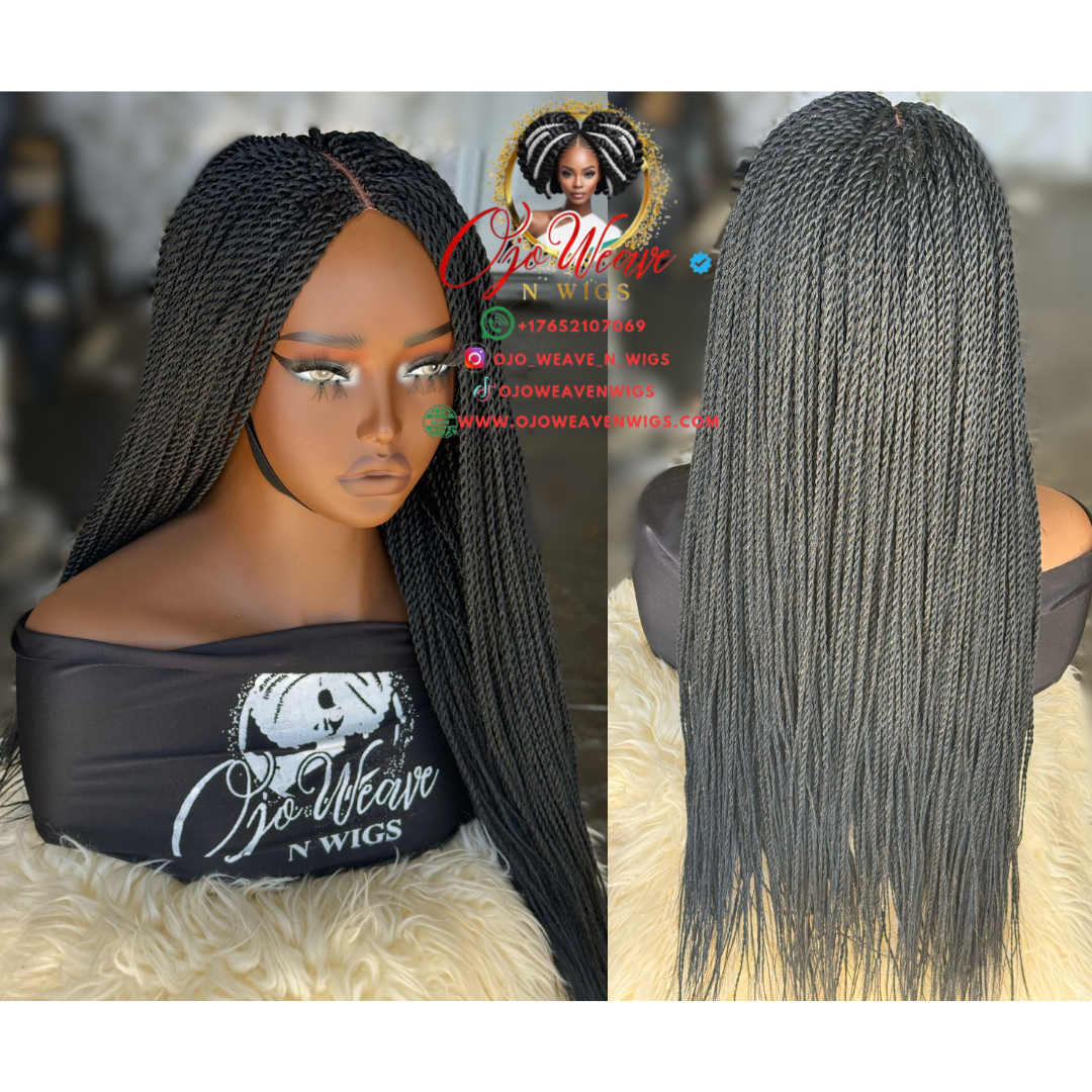 Black Luna Wig - 24/26 Inch - Ready to Ship