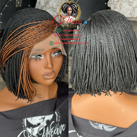 Maxina Made-to-Order 10 Inch Bob Wig - New Style!