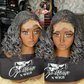 Ava Unit - Salt & Pepper Curly Wig: Made to Order