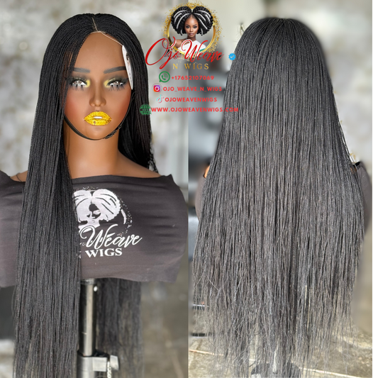 Esther black 24/26 inch Tiny Micro Wig