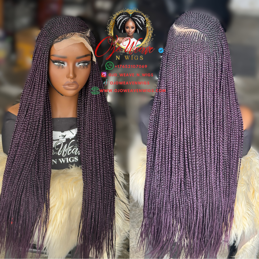 Gold Purple Wig: Pre Order