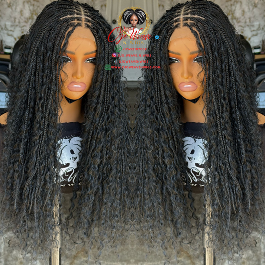 18" Boho Wig - Color 1b