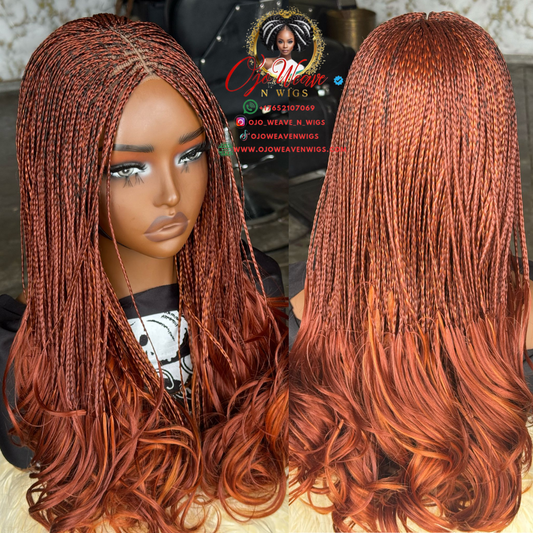 French Curl Glueless Wig: Ready to Ship