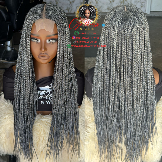 Bianca Salt & Pepper Wig 20/22 Inch: Ready to Ship
