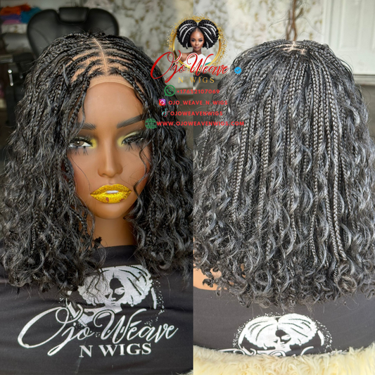 10inch Boho Closure Wig: Preorder