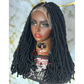 Nini Unit Fox Locs Color Black Ready to Ship