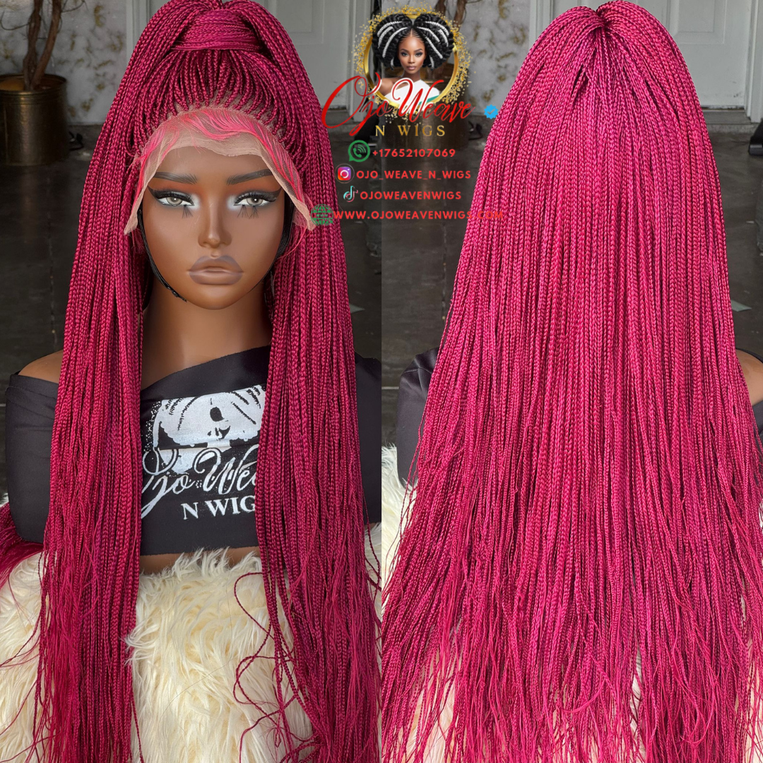 28" Micro Braid 13x6 Lace Frontal - Ready to Ship