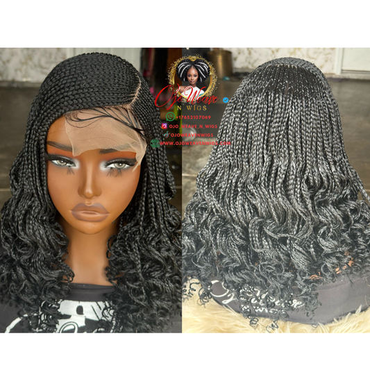C-cut Gold Curly Unit - Color 1B (12/14 Inch) - Ready to Ship