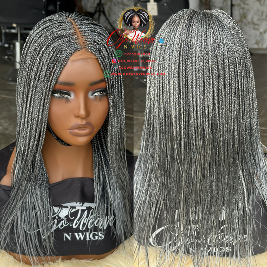 Bianca Unit 14-inch Grey wig: Ready to Ship