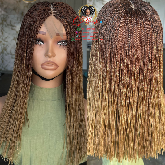 Esther Wig 14 Inch - Double Color 30/27 - made to order
