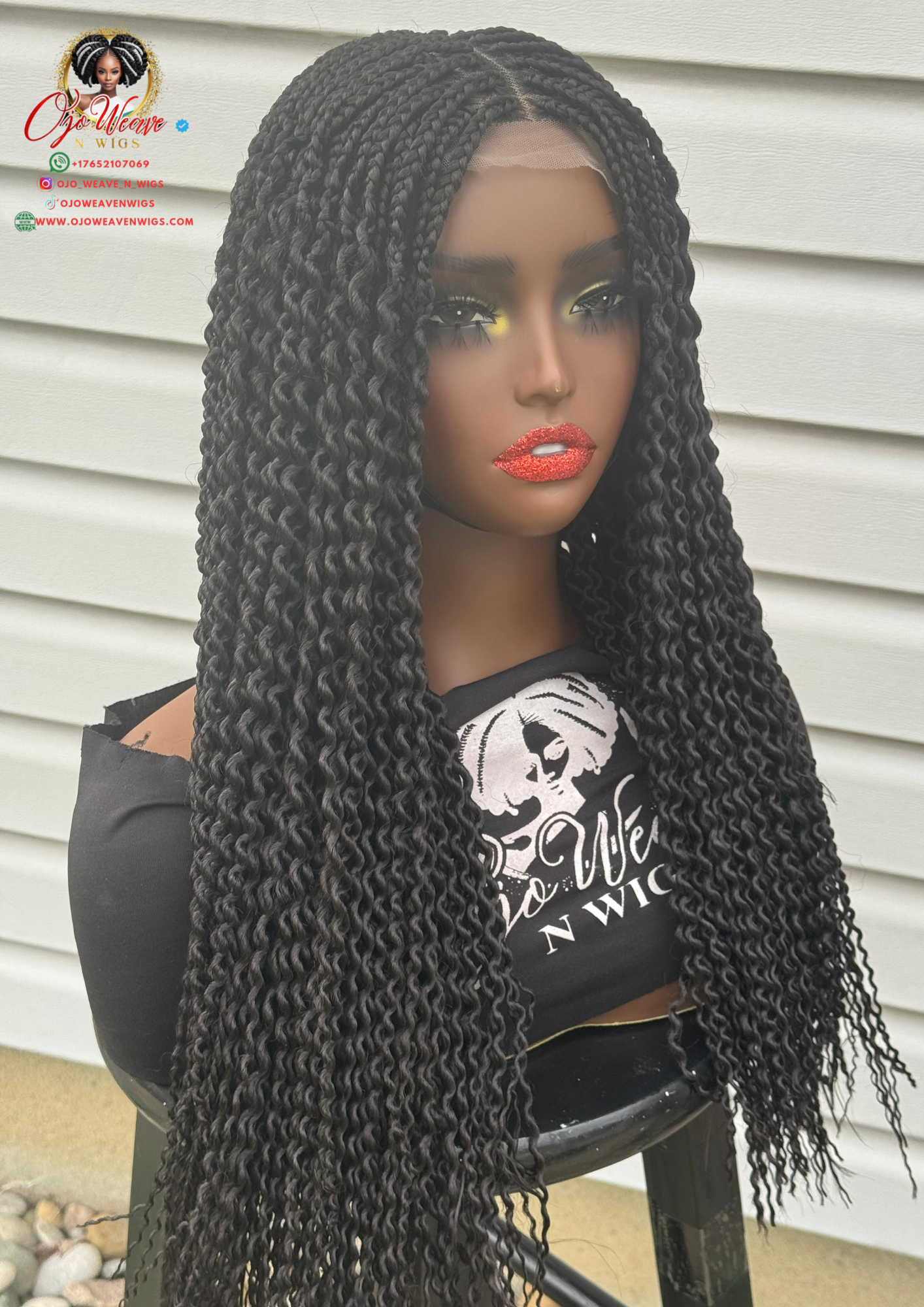 Spiral Curls Wig | 18/20-Inch Ready to Ship 4x4 Closure