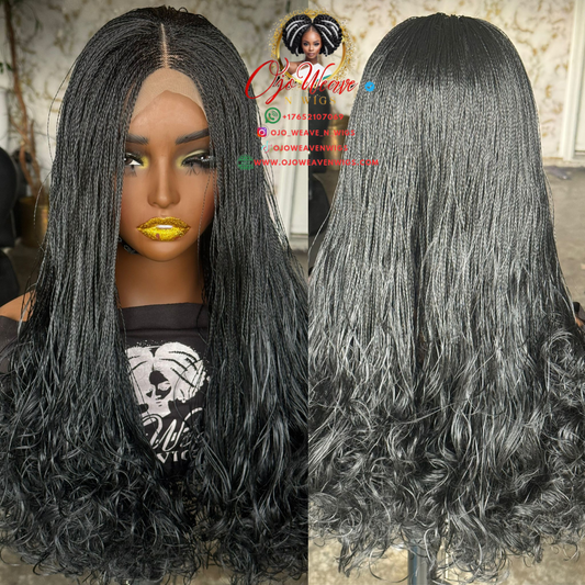 Amena Unit: Ready to Ship Black Wig