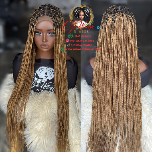 Knotless Braids: Black Root Made to Order