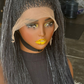 Esther Frontal Micro Salt and Pepper Wig - Ready to Ship 18/20 Inch