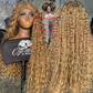 Full lace Blonde Boho 28inch Wig Mine Unit Color 27 - Ready to Ship