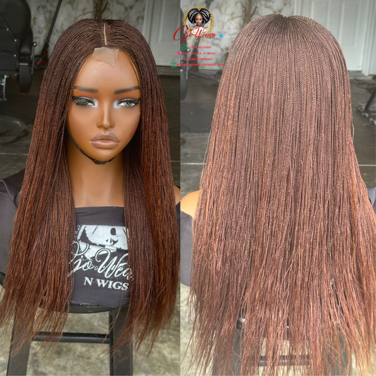 Ready to Ship: Ester 16-18 Inch Color 30/33 Mix Closure Wig
