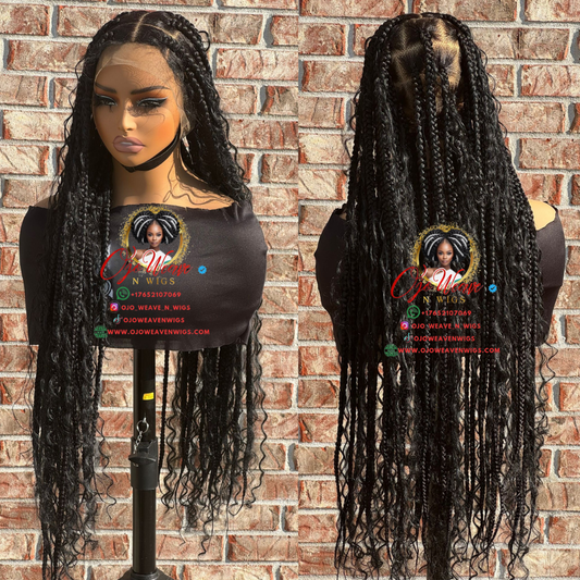 Benita  Unit Full Lace Wig Black Ready-to-Ship