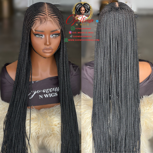 26" 1B Bleached Knot Human Hair Lace Victoria Unit: Ready to Ship