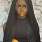 Full Lace Micro Braids Wig | Made to Order 24/26 Inch | Color 1B