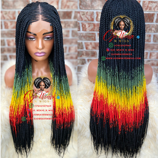 Bianca Twist Unit Cornrow Wig Made to Order