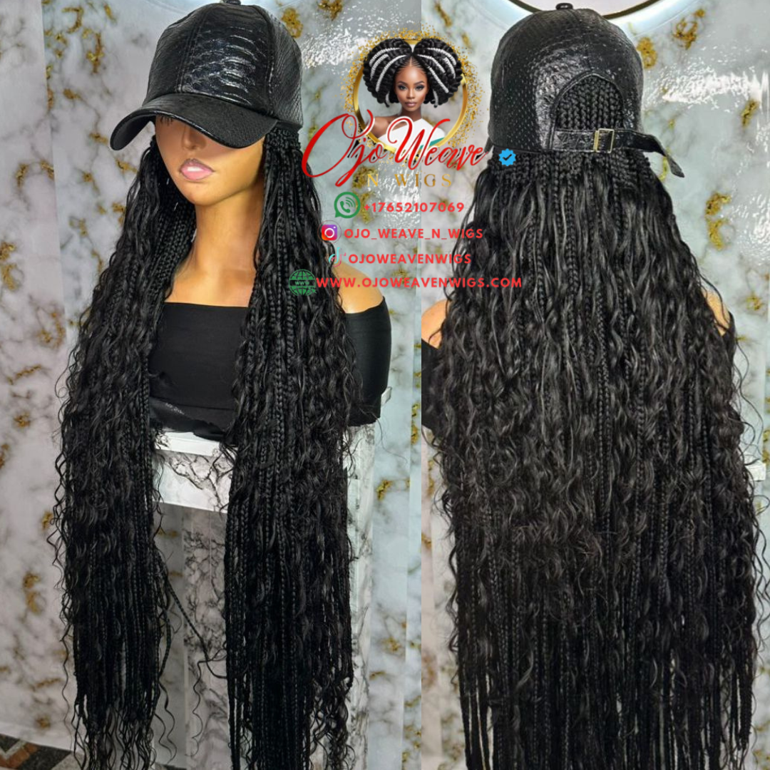 Boho Hat Made to Order 30 inches 100% Human Hair