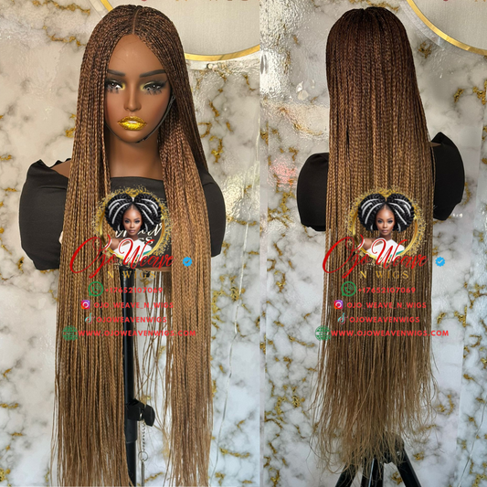 Sisi Bone Glueless Wig 35 inch Highlight Color Ready to Ship
