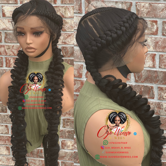 Butterfly Beauty Braided Wigs Made to Order