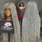 26" Grey Micro Braids - Ready to Ship