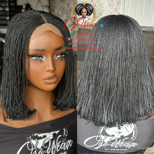 12-Inch Micro Bob Wig