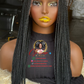 Wine Boho Wig - 24-Inch, Ready to Ship