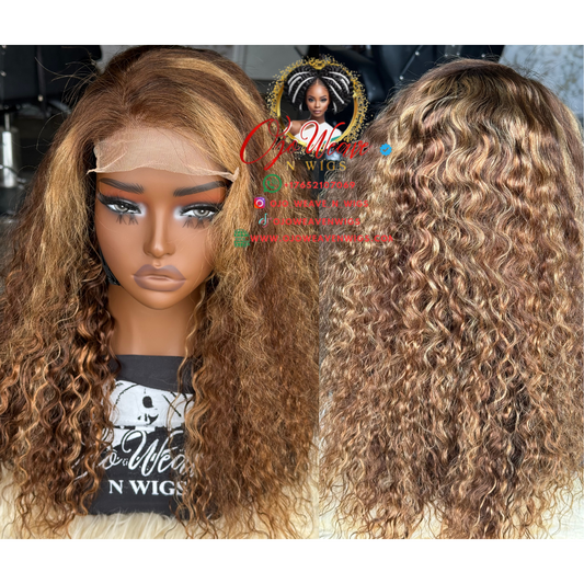 100% Human Hair Glueless 5x5 Closure Wig - 24 Inch: Ready to Ship