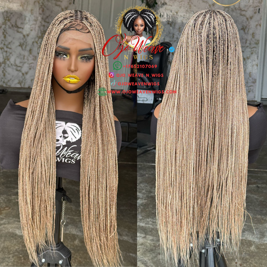 Knotless Braids Full Lace Wig ready to ship
