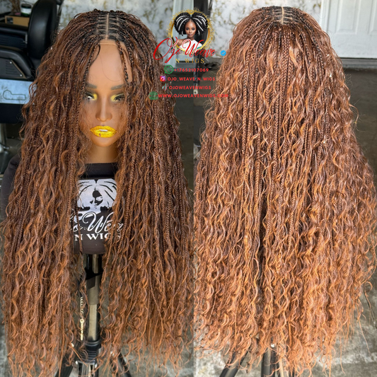 Boho Wig - Color 30: Ready to Ship