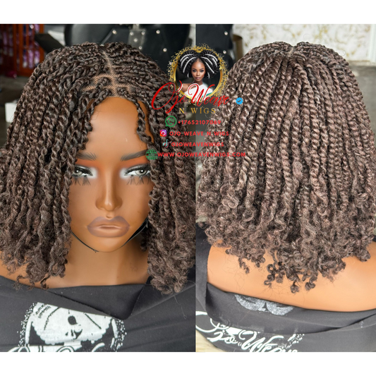 Camela Kinky Brown Wig - preoder