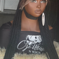 Full Lace Cornrow Wig - 100% Human hair Lace