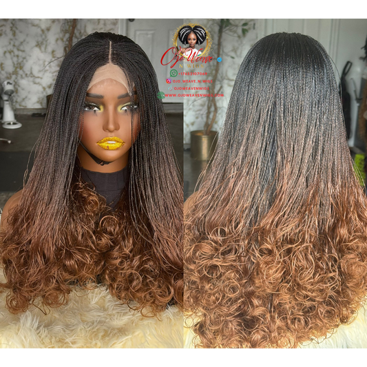 Amena Micro Twist Wig - Color 1B/30